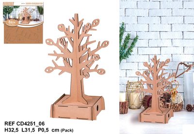 DECO CARTON 3D GM ARBRE
