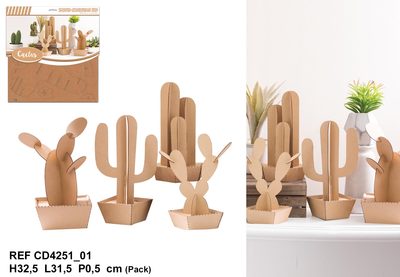 DECO CARTON 3D GM CACTUS