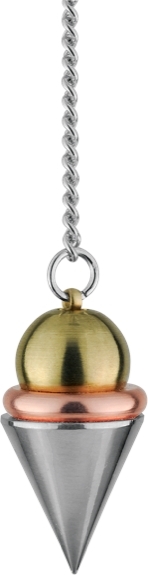 Pendule tibétain 3 métaux