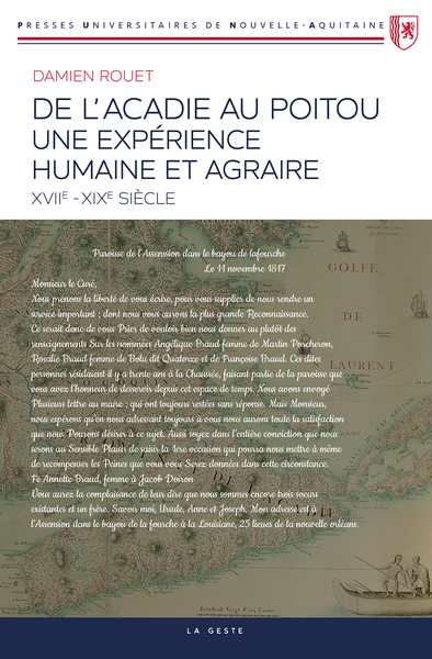 DE L’ACADIE AU POITOU (GESTE) – UNE EXPERIENCE HUMAINE ET AGRICOLE (PUNA)