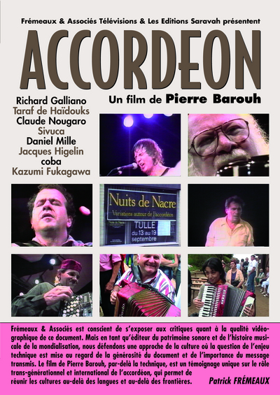 ACCORDEON UN FILM DE PIERRE BAROUH DVD NTSC