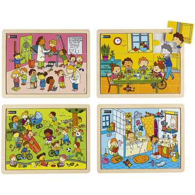 Puzzles bois – Bien grandir
