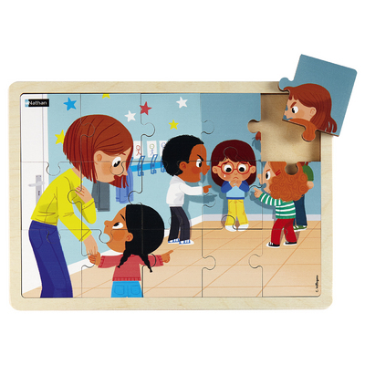 Puzzle bois – Le harcèlement – 15 pièces