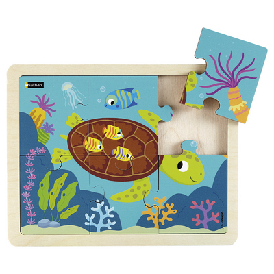 Puzzle bois – La tortue – 6p