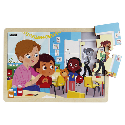 Puzzle bois – Le chagrin – 12 pièces