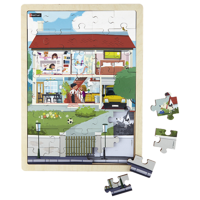 Puzzle juxtaposable – Maison