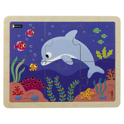 Puzzle bois – Le dauphin – 6p
