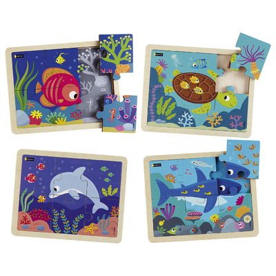 Puzzle bois – Animaux marins
