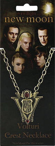Twilight – New Moon Réplique Collier & Pendentif Volturi “Crest”