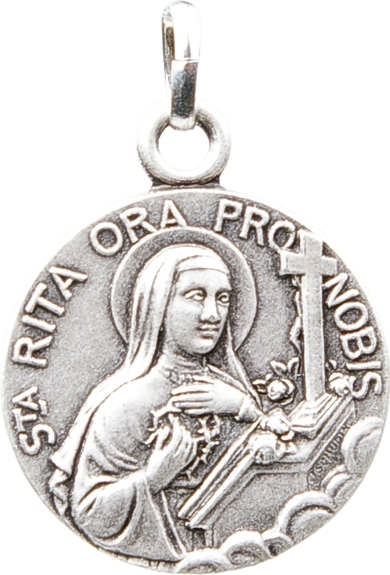 Médaille Ste Rita – Métal Argenté