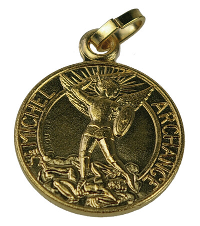 Médaille St Michel – Métal Doré