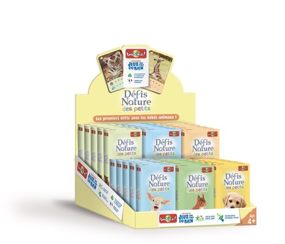 PRESENTOIR PLEIN “DEFIS NATURE DES PETITS” (30 JEUX)