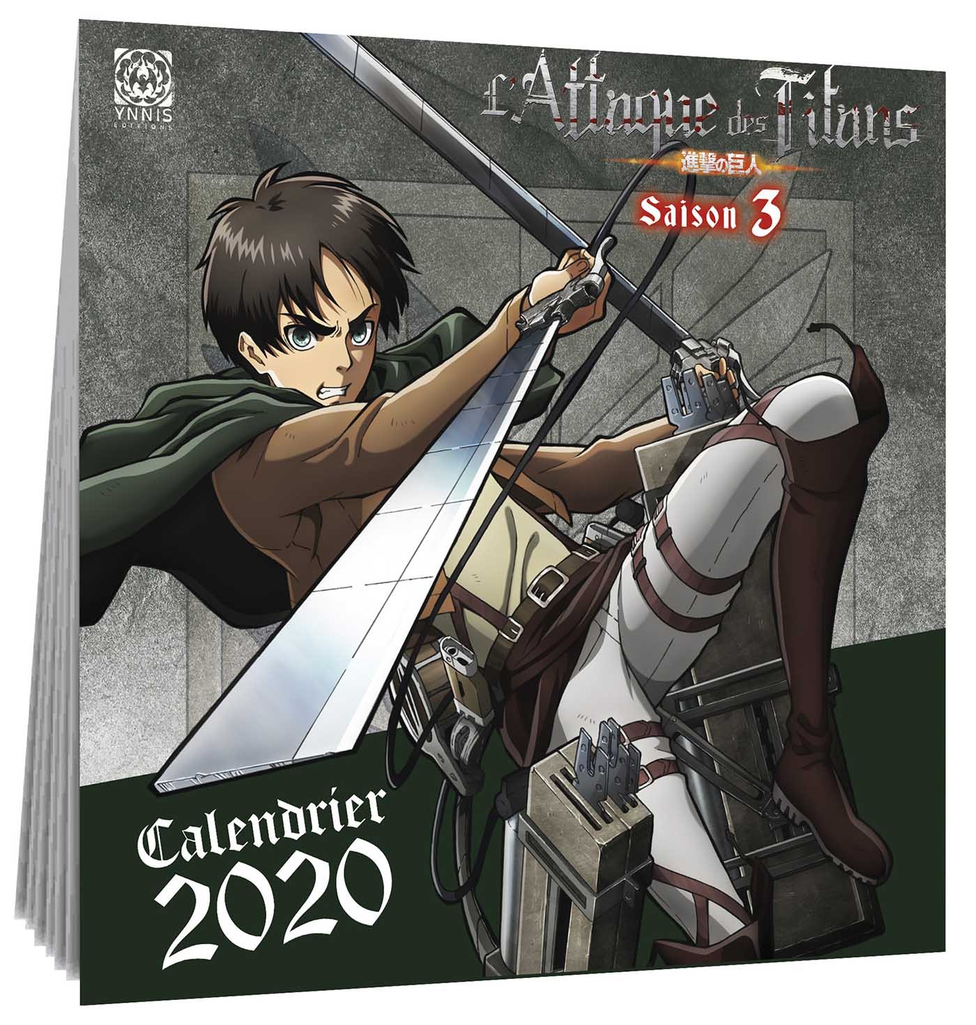 Calendrier Attaque Des Titans 2022