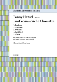 Five romantic choral settings