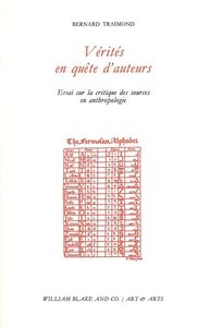 VERITES EN QUETE D'AUTEURS