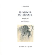 LE SOMMEIL DE PERSONNE