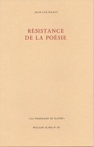 RESISTANCE DE LA POESIE