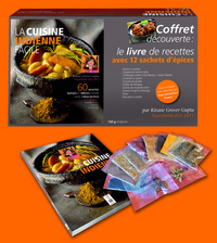 COFFRET LA CUISINE INDIENNE FACILE +12 EPICES