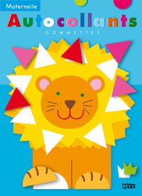 MATERNELLE - AUTOCOLLANTS GOMMETTES : LE LION