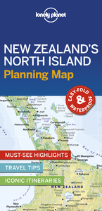 NEW ZEALAND'S NORTH ISLAND PLANNING MAP 1ED -ANGLAIS-