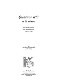 Quatuor n° 3 en si mineur