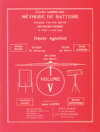 DANTE AGOSTINI : METHODE DE BATTERIE, VOLUME 5