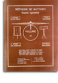 DANTE AGOSTINI : METHODE DE BATTERIE - VOLUME 3