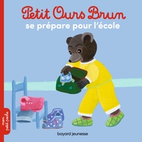 PETIT OURS BRUN SE PREPARE POUR L'ECOLE