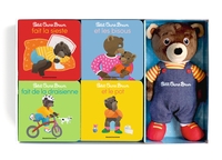 Mon coffret à histoires Petit Ours Brun : quatre livres et une peluche