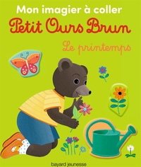 Mon imagier à coller Petit Ours Brun - Le printemps