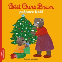 PETIT OURS BRUN PREPARE NOEL