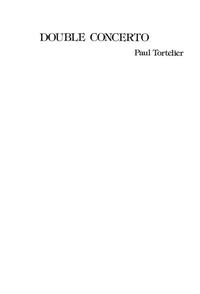 TORTELIER: DOUBLE CONCERTO (TWO VIOLIN PARTS)