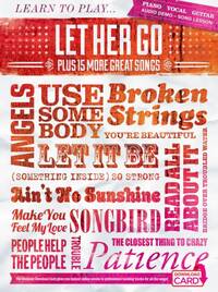 LEARN TO PLAY 'LET HER GO' PLUS 15 MORE GREAT SONGS (BOOK/AUDIO DOWNLOAD) PIANO, VOIX, GUITARE+TELEC