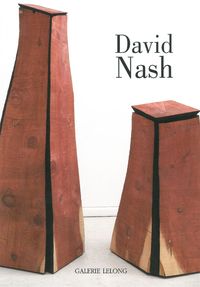 DAVID NASH / REPERES 152 - BLACK AND RED:BRONZE AND WOOD