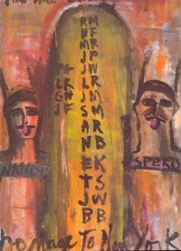 NANCY SPERO / REPERES 138 - THE PARIS BLACK PAINTINGS