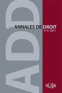 ANNALES DE DROIT (LES). N  5  2011