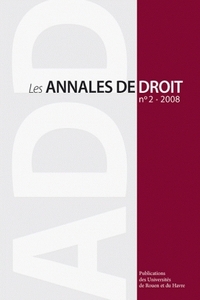 LES ANNALES DE DROIT, N 2/2008