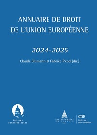 ANNUAIRE DE DROIT DE L'UNION EUROPEENNE 2024-2025