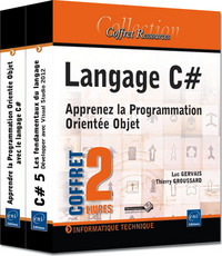 Langage C# - Coffret de 2 livres : Apprenez la Programmation Orientée Objet