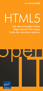 HTML5 - Liste des balises