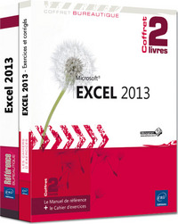 Excel 2013 - Coffret de 2 livres : Le Manuel de référence + le Cahier d'exercices