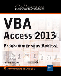 VBA Access 2013 - Programmer sous Access