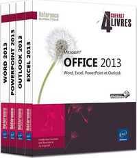 Microsoft® Office 2013 - Coffret de 4 livres : Word, Excel, PowerPoint et Outlook