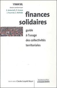 FINANCES SOLIDAIRES - GUIDE A L'USAGE DES COLLECTIVITES TERRITORIALES