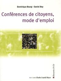 CONFERENCES DE CITOYENS, MODE D'EMPLOI