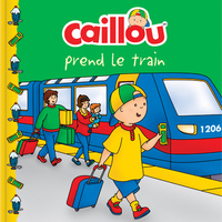 Caillou prend le train