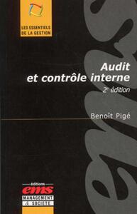 AUDIT ET CONTROLE INTERNE