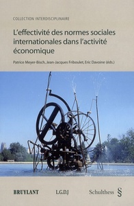 L'EFFECTIVITÉ DES NORMES SOCIALES INTERNATIONALES DANS L'ACTIVITÉ ÉCONOMIQUE