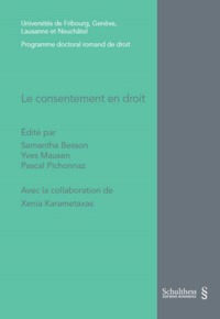 LE CONSENTEMENT EN DROIT