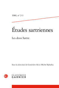 Études sartriennes